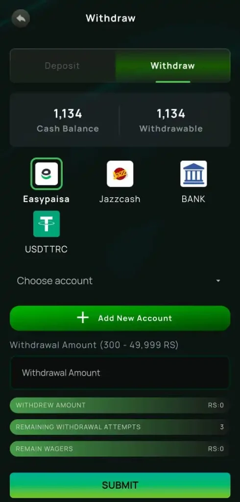 Withdraw